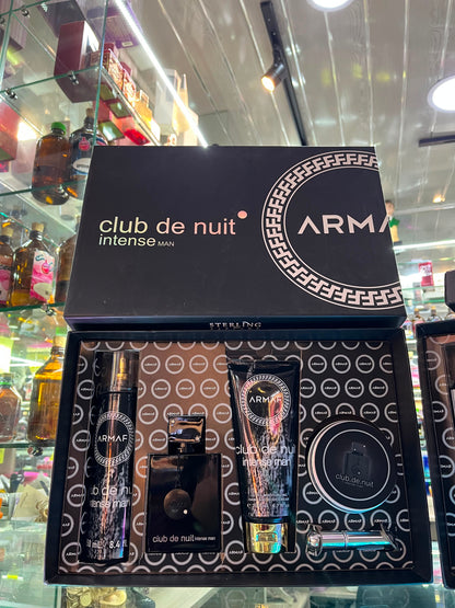 Set club de nuit crema Splash mantequilla probador recargable perfume 100ml